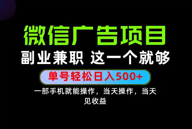 错过就亏大了！一部手机也能轻松日入500+，每天十几分钟就够了，长期稳定可做的手机副业!【揭秘】-大伟资源网