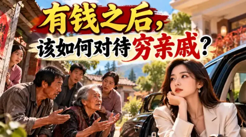 某公众号付费文章：有钱之后，该如何对待穷亲戚？-大伟资源网