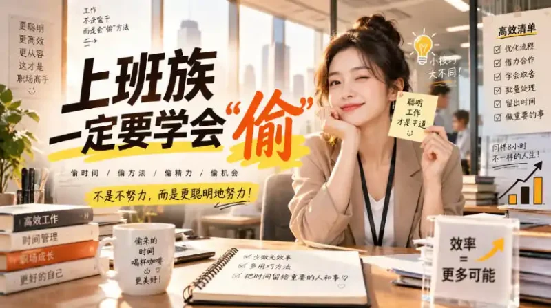 某社群精选付费文：上班族一定要学会“偷“-大伟资源网