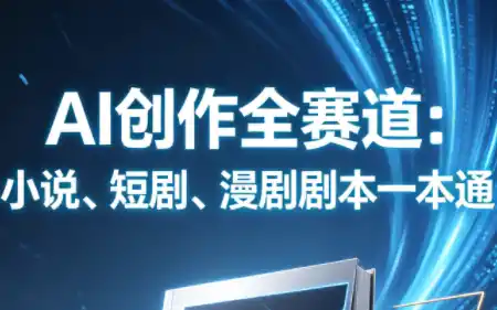 AI创作全赛道：小说、短剧、漫剧剧本一本通(更新)-大伟资源网
