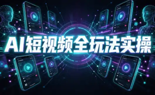 AI短视频全玩法实操(剪辑+带货+数字人+漫剧+短剧)-大伟资源网
