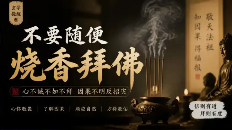 某公众号付费文章：玄学提醒：不要随便烧香拜佛-大伟资源网