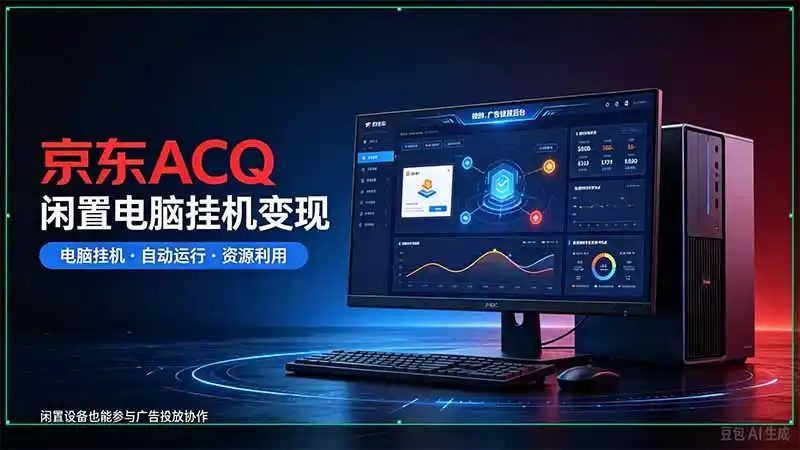 京东ACQ是什么？闲置电脑挂机采集项目拆解-大伟资源网