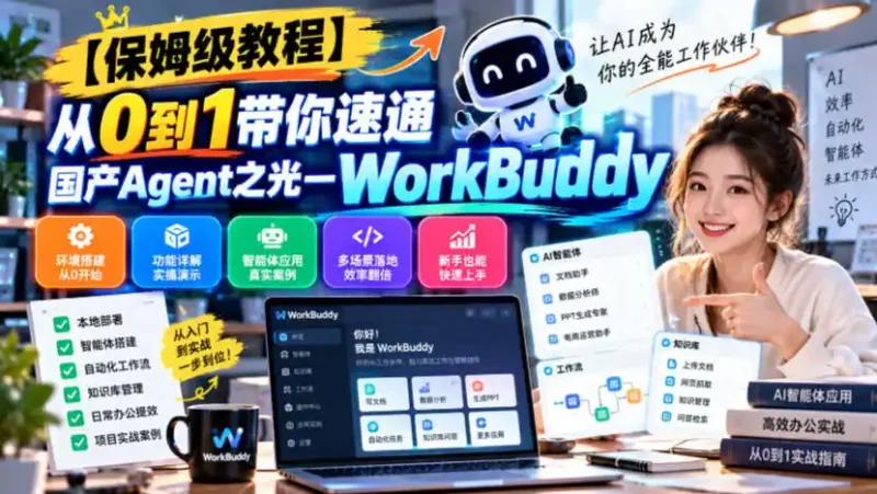 【保姆级教程】从0到1带你速通国产Agent之光—WorkBuddy【文档】-大伟资源网
