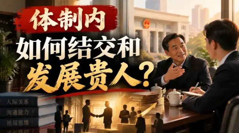 某公众号付费文章：体制内，如何结交和发展贵人?-大伟资源网