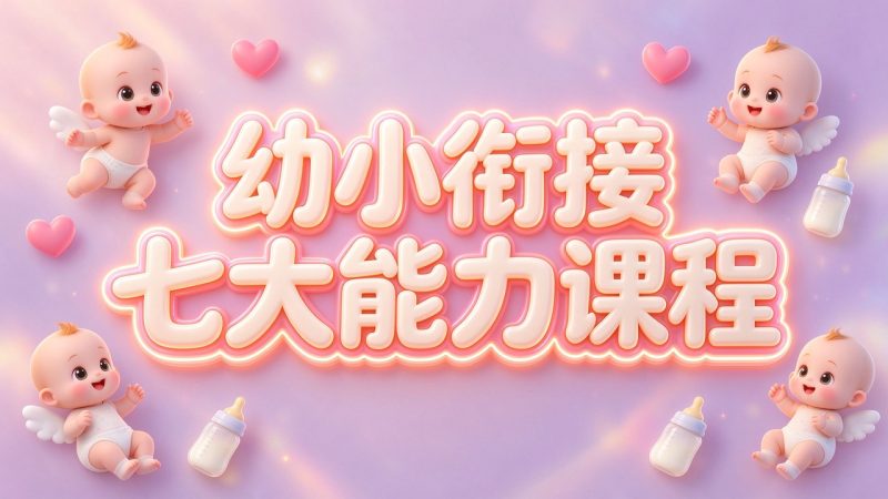 幼小衔接七大能力课程-大伟资源网