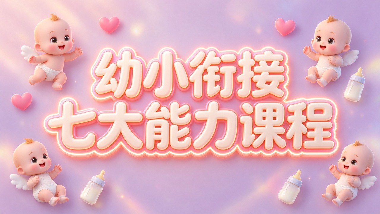 幼小衔接七大能力课程