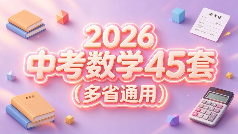 2026中考数学45套（多省通用）-大伟资源网