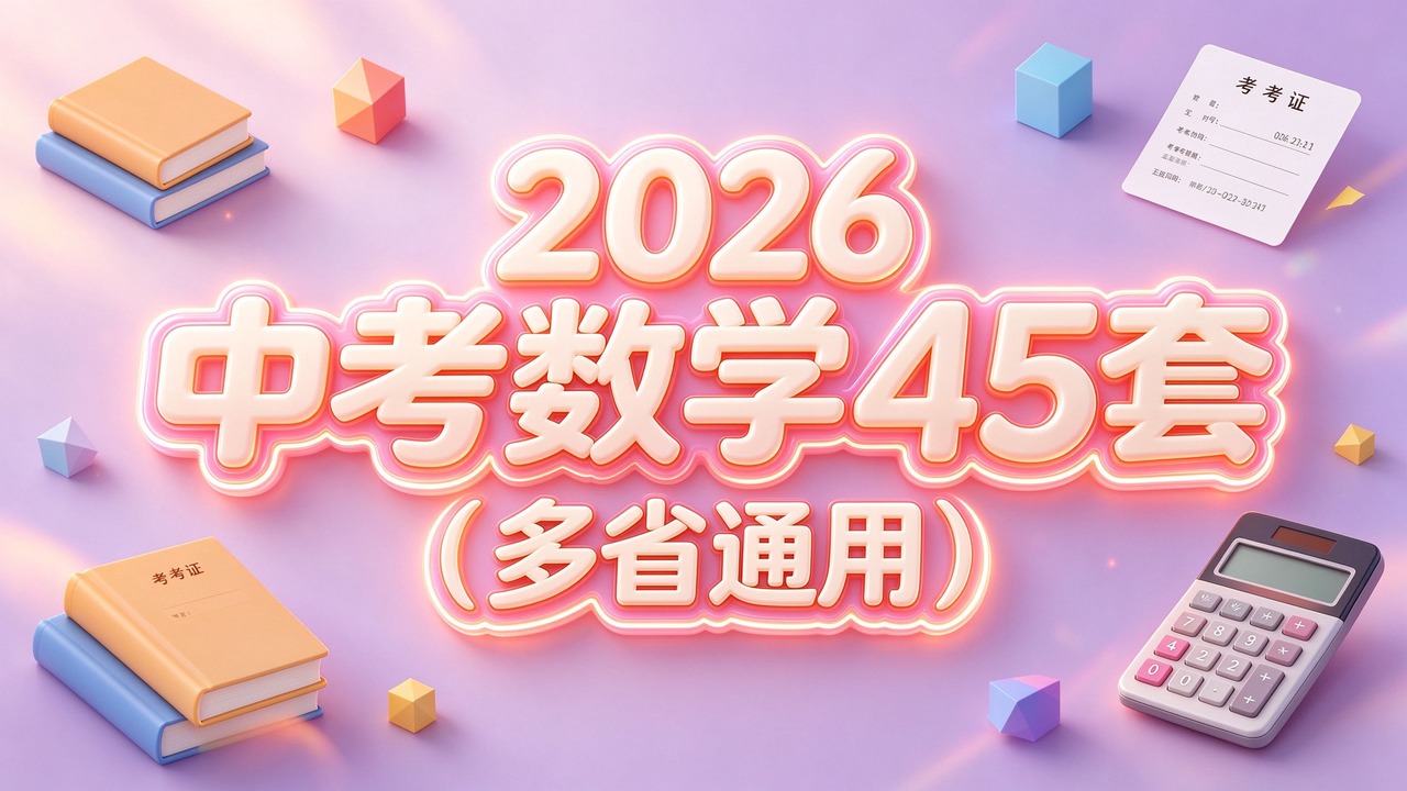 2026中考数学45套（多省通用）