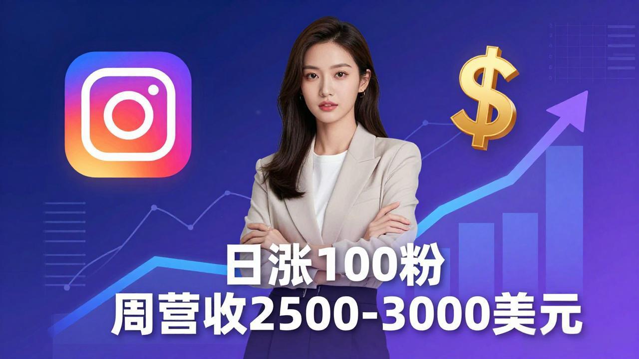 想做数字产品？Sheri亲授：日涨100粉、每周2500至3000美元的营收，Instagram躺着赚-大伟资源网