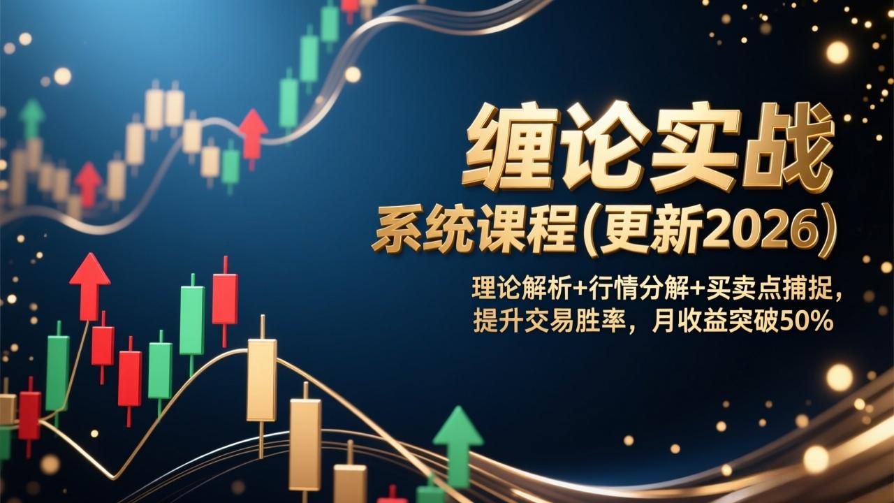 缠论实战系统课程(更新2026-大伟资源网