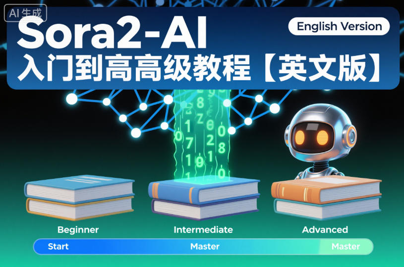 Sora2-AI入门到高级教程【英文版】-大伟资源网