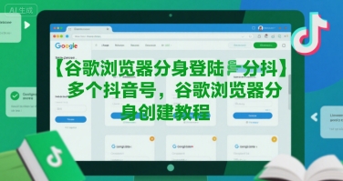 谷歌浏览器分身登陆多个抖音号，谷歌浏览器分身创建教程-大伟资源网
