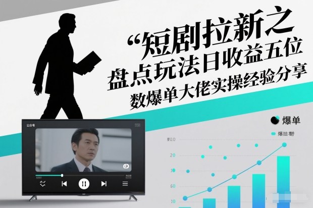 短剧拉新之盘点玩法日收益五位数爆单大佬实操经验分享-大伟资源网