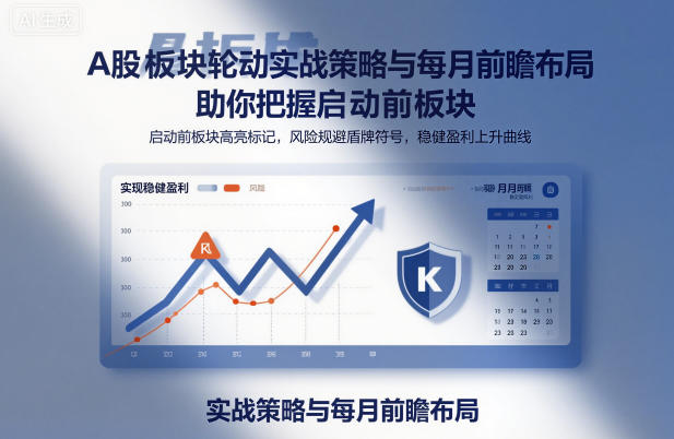 A股板块轮动实战策略与每月前瞻布局，助你把握启动前板块，规避风险，实现稳健盈利-大伟资源网