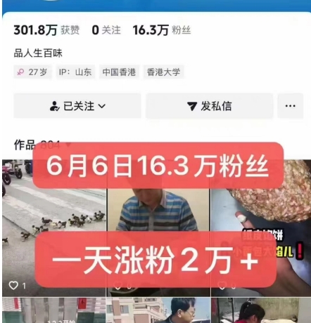 外面卖5000最新抖音搬运涨粉技术，新玩法，一分钟一条，一天涨粉2W，苹果安卓都可用-大伟资源网