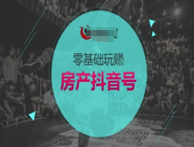 零基础玩转房产抖音号-抖音卖房教程-大伟资源网