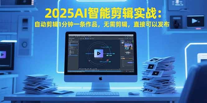 （15504期）2025AI智能剪辑实战：自动剪辑1分钟一条作品，无需剪辑，直接可以发布-大伟资源网