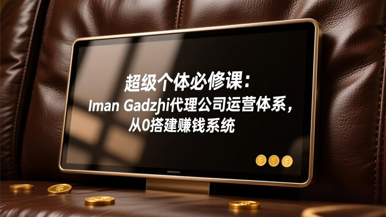 超级个体必修课：Iman Gadzhi代理公司运营体系，从0搭建赚钱系统-大伟资源网