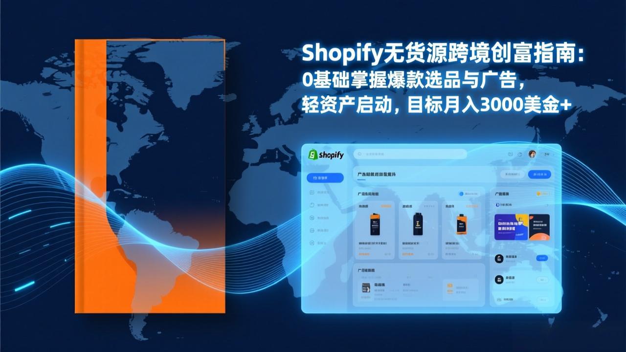 Shopify爆款打法实战：从选品到广告投放，复制爆款模型，驱动独立站月销售额破万刀-大伟资源网