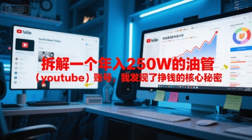 付费文章：拆解一个年入250W的油管（youtube）账号，我发现了挣钱的核心秘密-大伟资源网