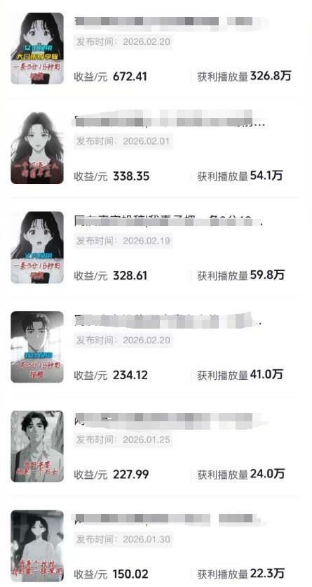 抖音某博主的AI情感故事第一人称解说视频教学，条条爆款，撸创作伙伴计划收益-大伟资源网