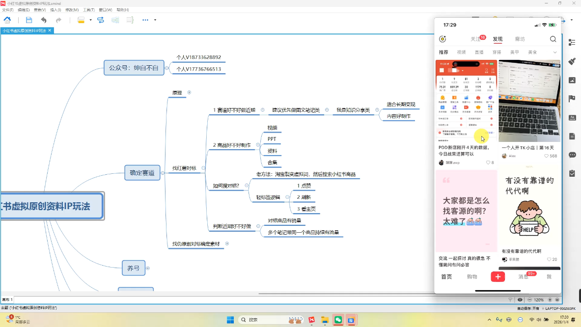 绅白不白·小红书虚拟店铺，IP打法+原创商品(更新2026)-大伟资源网