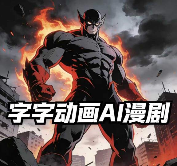 字字动画AI漫剧2026年第1期系统课程，小白看完就能学会实操的漫剧课，单人月收1-3W-大伟资源网