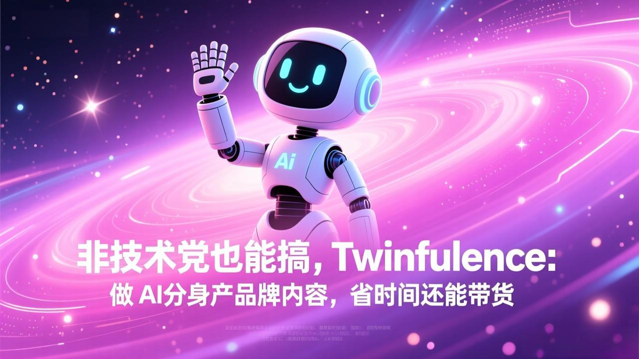非技术党也能搞!Twinfluence:做 AI 分身产品牌内容,省时间还能带货-大伟资源网