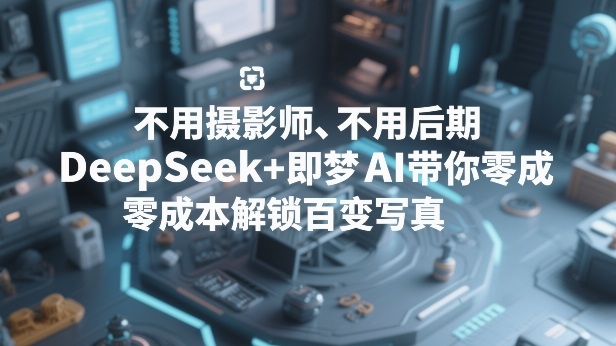 不用摄影师、不用后期，DeepSeek+即梦AI带你零成本解锁百变写真！-大伟资源网