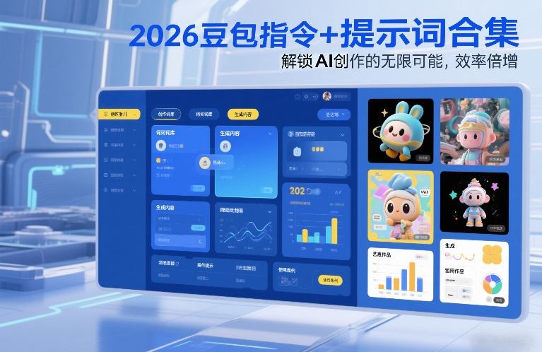 2026豆包指令+提示词合集，解锁AI创作的无限可能，效率倍增-大伟资源网