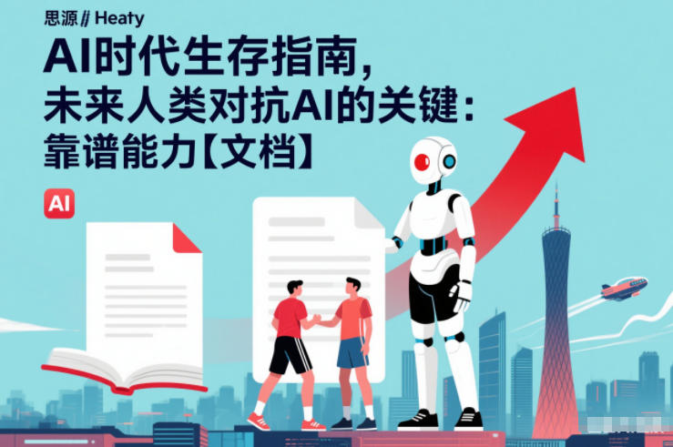 AI时代生存指南，未来人类对抗AI的关键：靠谱能力【文档】-大伟资源网