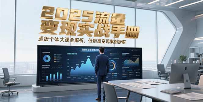 2025流量变现实战手册，超级个体大课全解析，低粉高变现案例拆解-大伟资源网