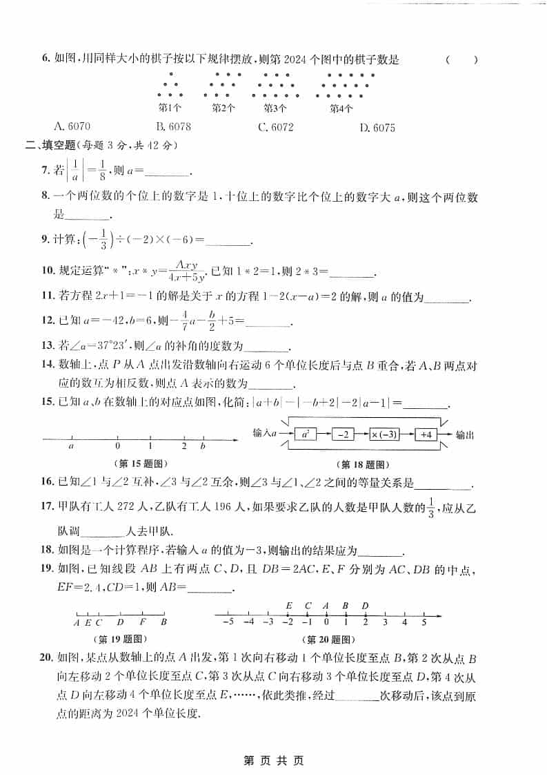 六年级上数学期末质量检测卷《沪教版》-大伟资源网