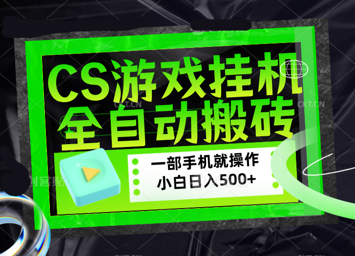 CSGO游戏挂机捡漏搬砖，超稳定的项目，带领1000+小白实现日入500+，数据可视频验证-大伟资源网