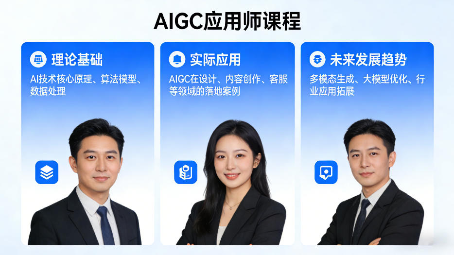 AIGC应用师课程，覆盖了AI技术的理论基础、实际应用、以及未来发展趋势(更新)-大伟资源网