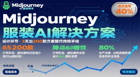AI在服装领域的运用，使用midjourney做服装辅助企业降低成本-大伟资源网