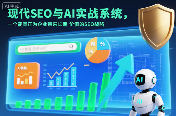 现代SEO与AI实战系统，一个能真正为企业带来长期价值的SEO战略(英语+中文字幕)-大伟资源网