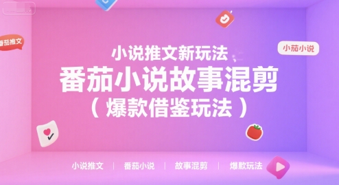 小说推文新玩法，番茄小说故事混剪（爆款借鉴玩法）-大伟资源网