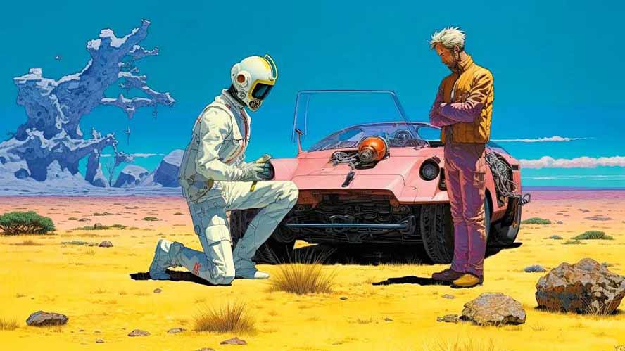 Midjourney AI漫画创作课，脚本构思、人物设计、排版合成，零基础创作完整漫画或系列插画-大伟资源网