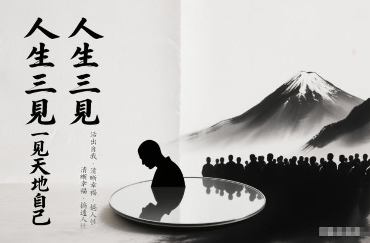 人生三见一见天地见众生见自己，活出自我拥有清晰幸福人生，搞透人性-大伟资源网