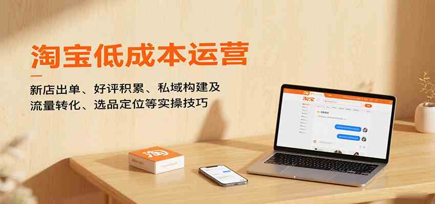 淘宝低成本运营，新店出单、好评积累、私域构建及流量转化、选品定位等（更新9月）-大伟资源网