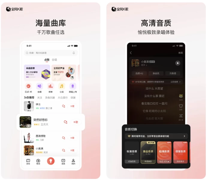 全民K歌TV 5.3.41+手机端4.2.1.9 解锁会员版-大伟资源网