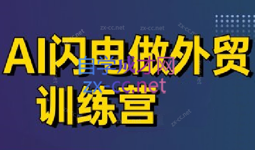 大卫·AI闪电做外贸训练营(更新7月)-大伟资源网