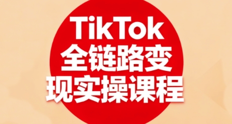 TikTok全链路变现实操课程，全方位助力学员掌握TK变现技能-大伟资源网