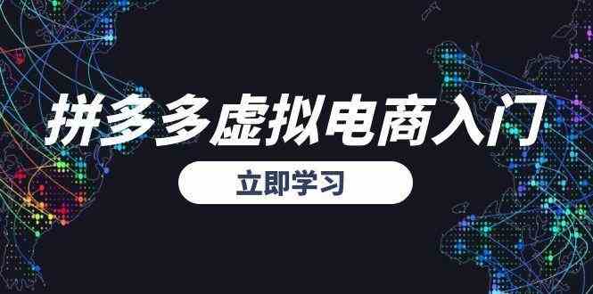 拼多多虚拟电商入门，精准选品方法论，无货源模式起盘技巧-大伟资源网