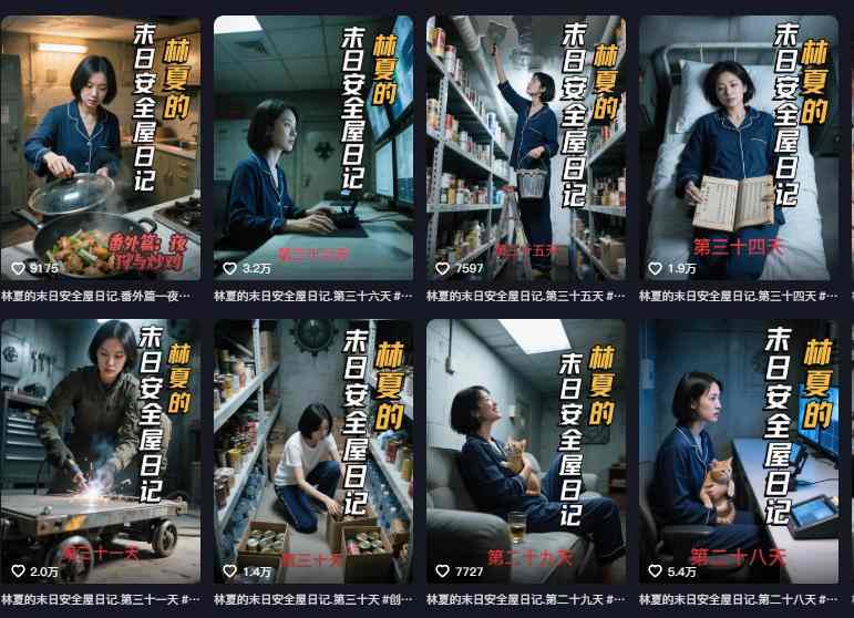 十个作品涨粉近20W！用AI制作末日安全日记连载，日入4位数，评论区爆肝求更新(附详细步骤)-大伟资源网