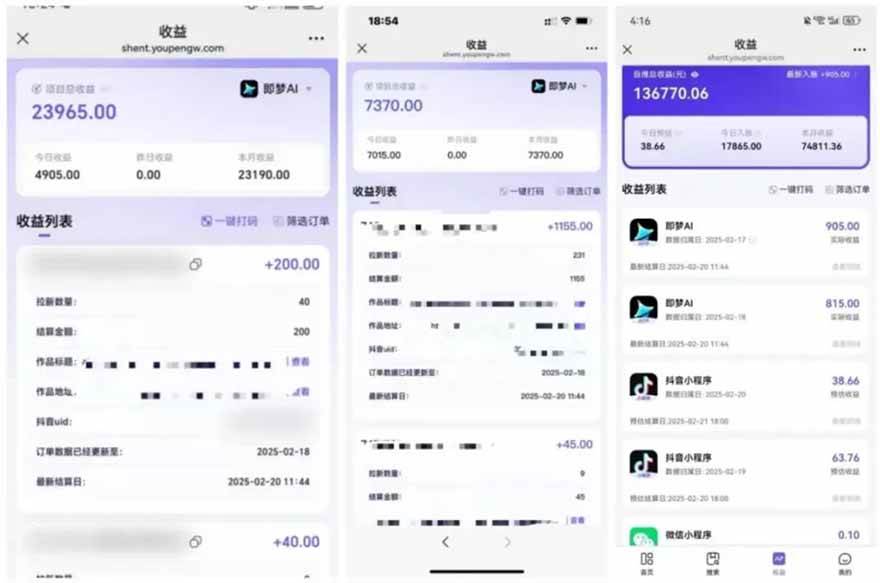 （15736期）2025最强拉新，单用户下载5块佣金，5分钟一条抖音爆火原创对口型视频，…-大伟资源网
