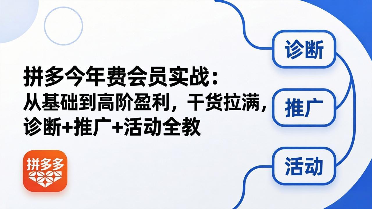 拼多多年费会员实战(更新26年4月30-大伟资源网