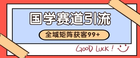 国学赛道精准拓客，自热矩阵日引99+ 获客SOP【揭秘】-大伟资源网